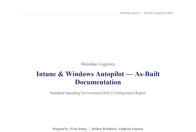 design and deploy your intune autopilot windows deployment